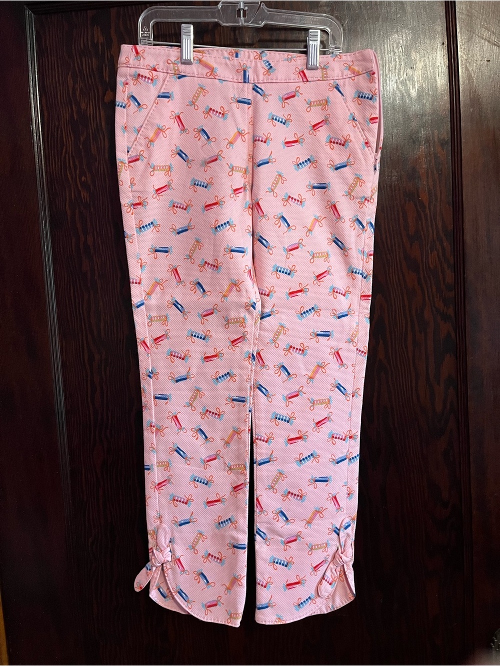 Girls' Pink Candy Print Pants